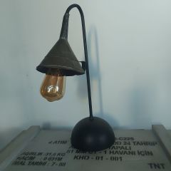 Vintage Metal Huni Abajur Modeli