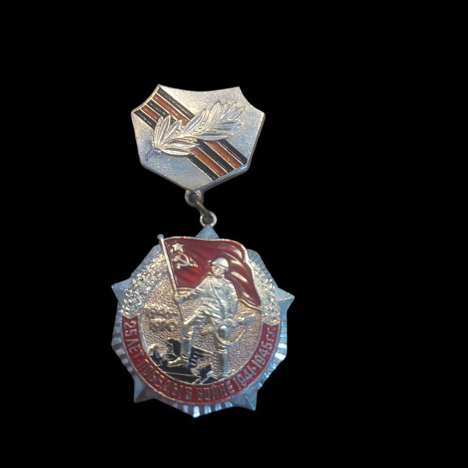 Sovyet 1941-1945 Ww2 (Büyük Vatanseverlik Savaşı) 25.Yıl Madalyonu
