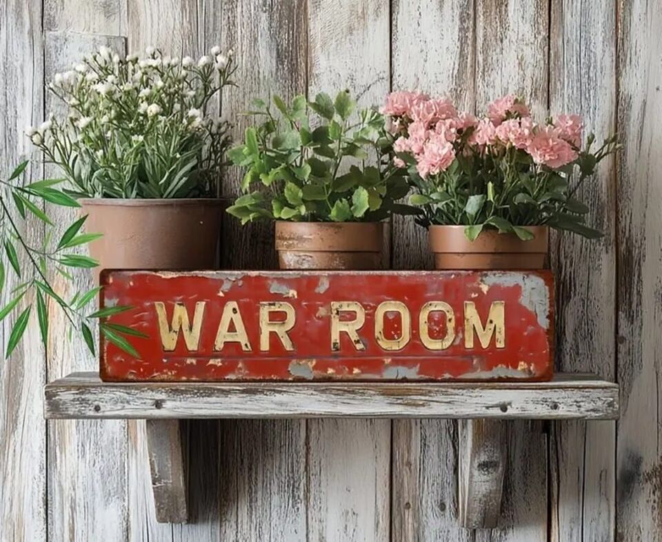 24x11x2 cm. War Room Dekoratif Ürün