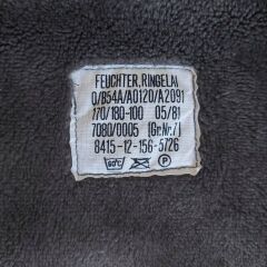 1981 Batı Almanya Ordusu Parka İçliği Unisex (M-L Beden)