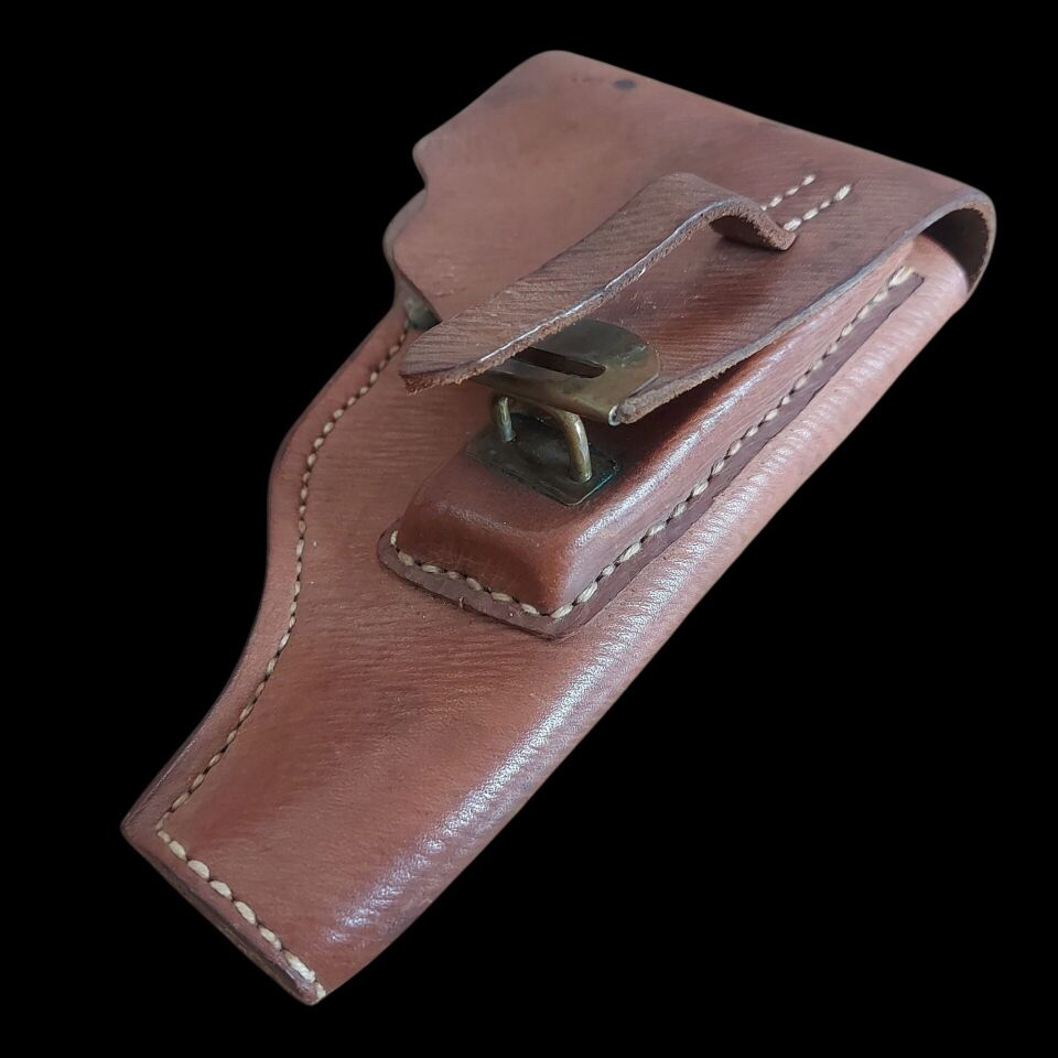 17x12 cm. Browning M1922 Vaketa Deri Tabanca Kılıfı (Temiz Dönem Ürünü)