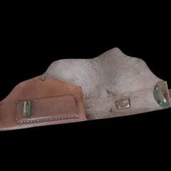 17x12 cm. Browning M1922 Vaketa Deri Tabanca Kılıfı (Temiz Dönem Ürünü)