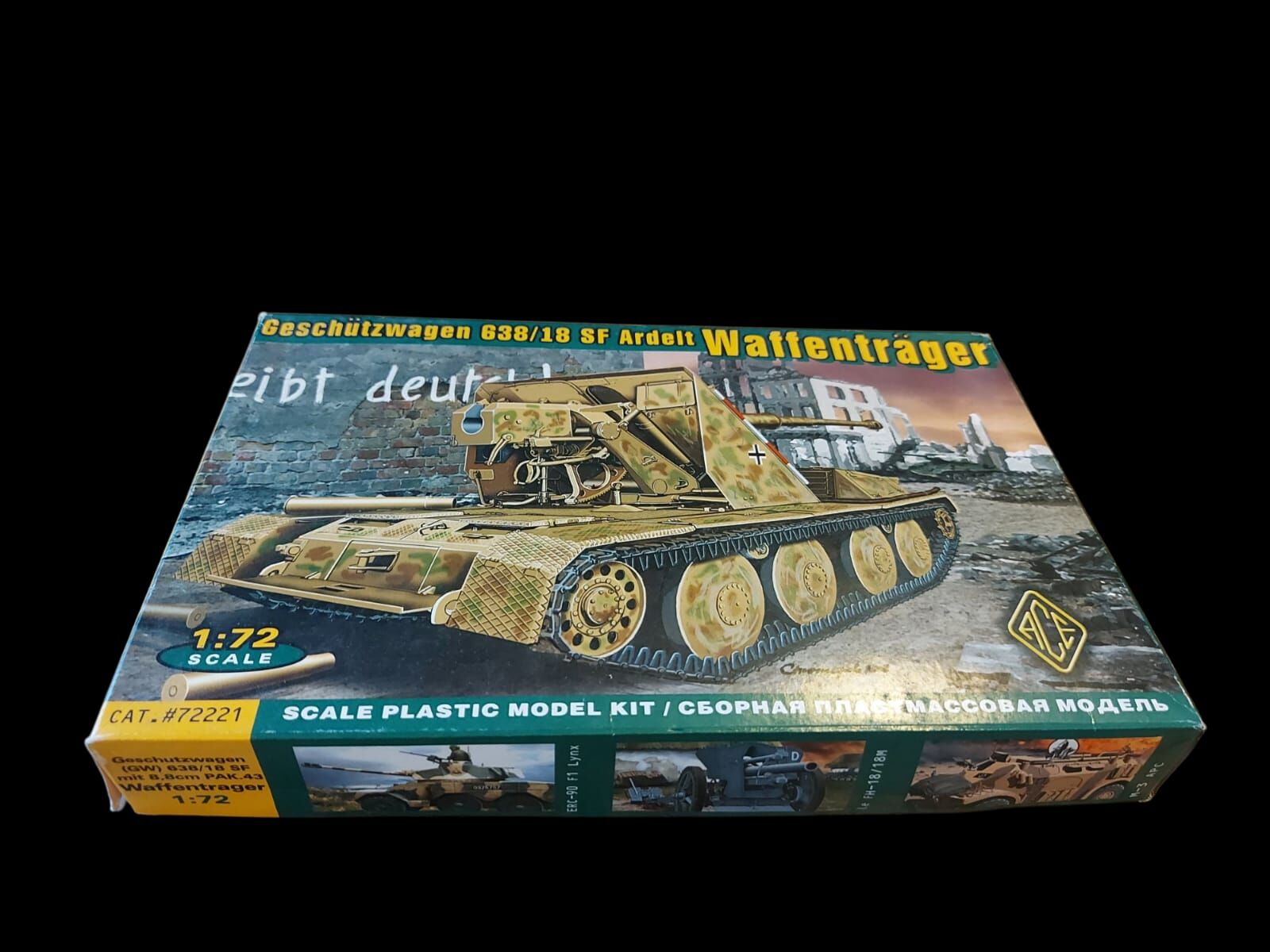 Ww2 Alman Topçu Tankı  1/72 Ölçek Plastik Model Kit (Demonte)