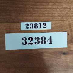 Dekoratif Pirinç Askeri Plaka Model-2