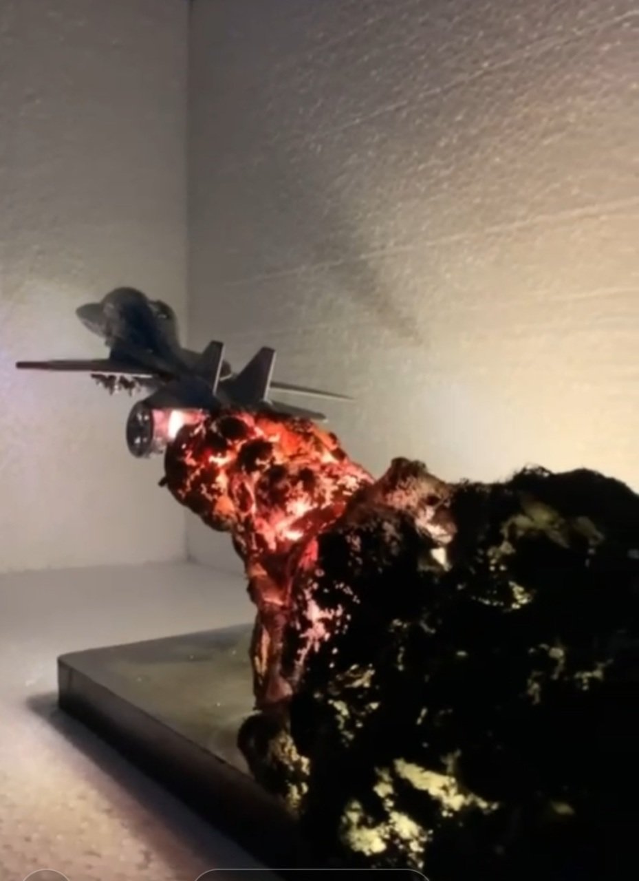 Havalanan Uçak Modeli Gece Lambası