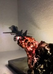 Havalanan Uçak Modeli Gece Lambası