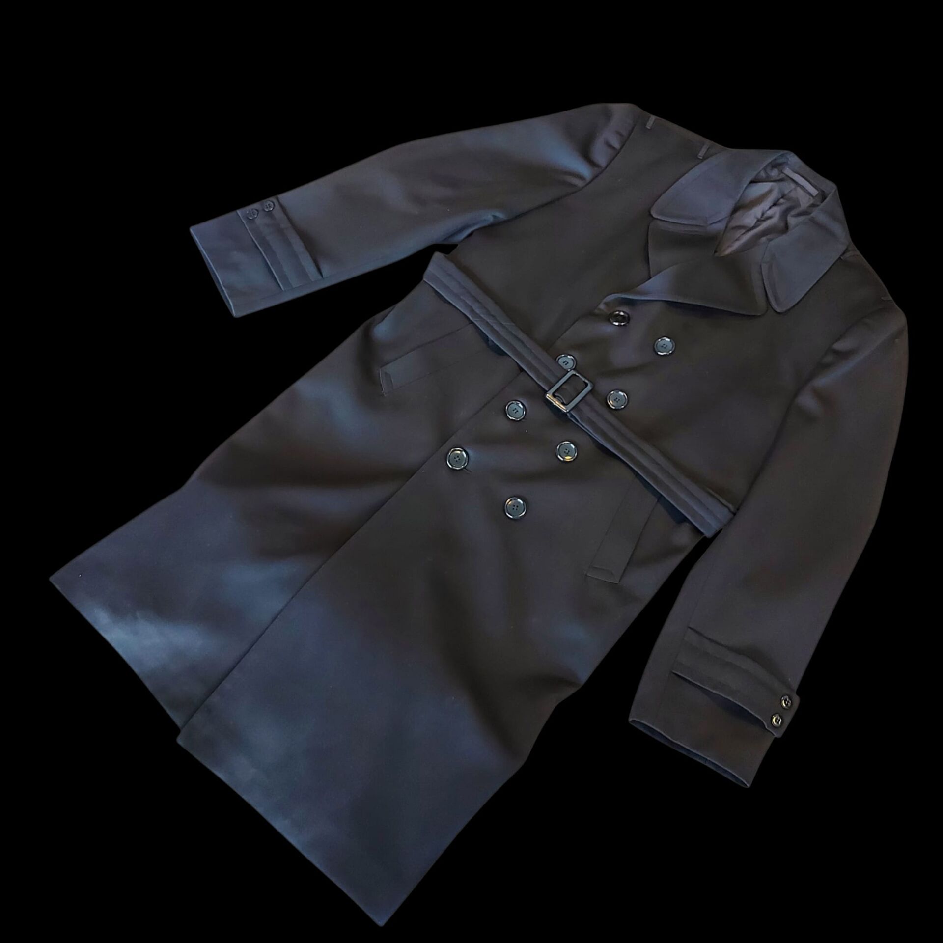 Siyah Renk Deniz Kuvvetleri Sb. Pardesü Unisex (50-B/M-L Beden) Sıfır Ürün