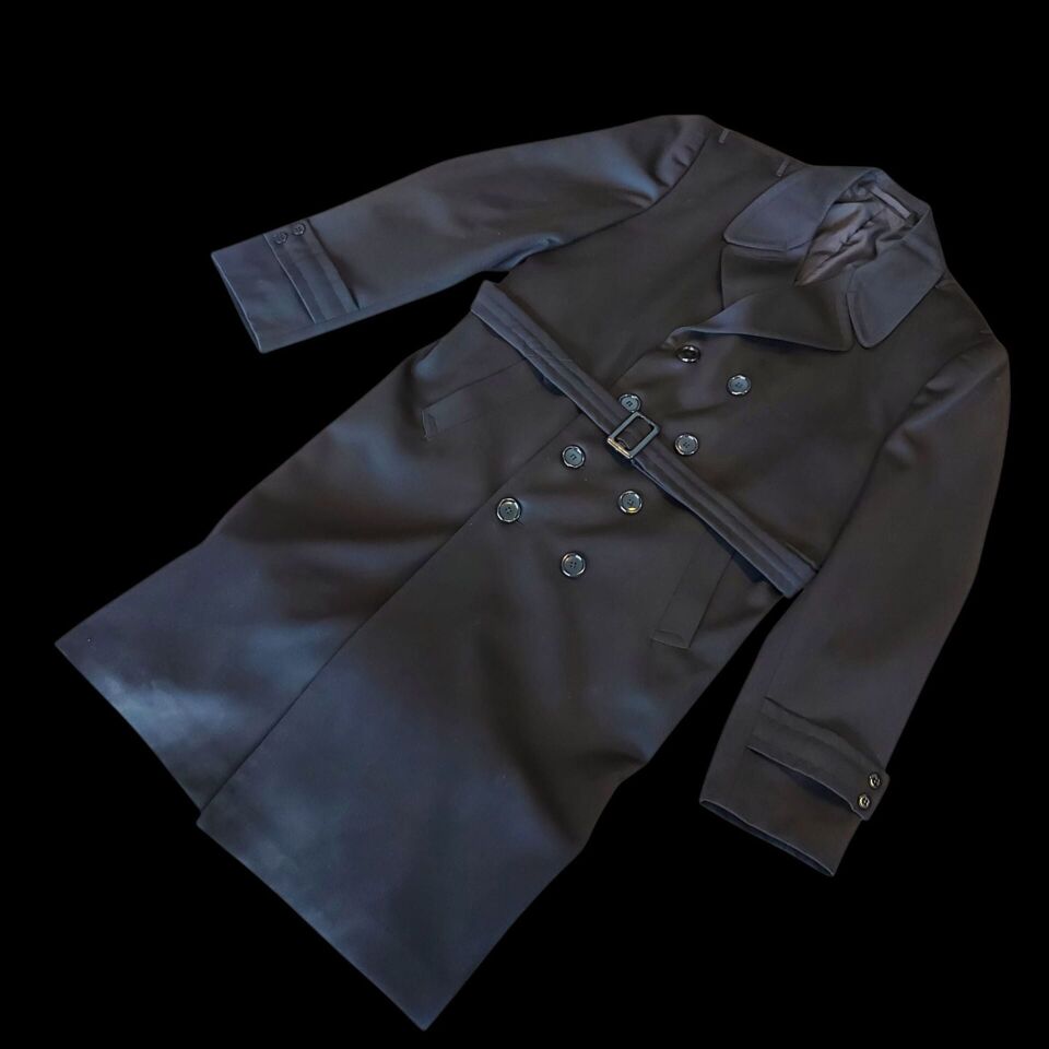 Siyah Renk Deniz Kuvvetleri Sb. Pardesü Unisex (50-B/M-L Beden) Sıfır Ürün