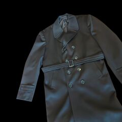 Siyah Renk Deniz Kuvvetleri Sb. Pardesü Unisex (50-B/M-L Beden) Sıfır Ürün