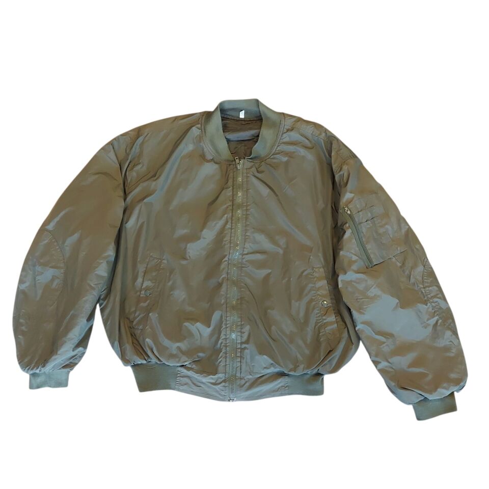 Haki Renk  MSB Bomber Mont Unisex (XL Beden)  Sıfır Ürün