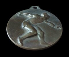 1956 Askeri Liseler Spor Günü Birincisi Madalyon (Disk Atma)