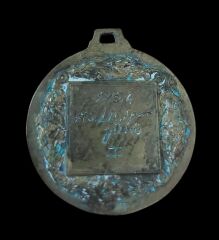 1956 Askeri Liseler Spor Günü Birincisi Madalyon (Disk Atma)