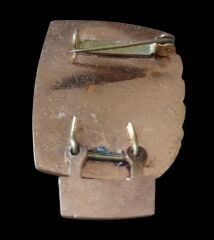 Doğu Alman (GDR) Ulusal Halk Ordusu Askeri Mineli Rozet