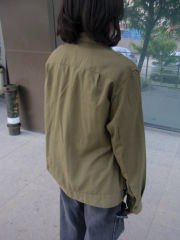Haki Renk Amerikan Askeri Gömlek Unisex (S-M) Mevsimlik
