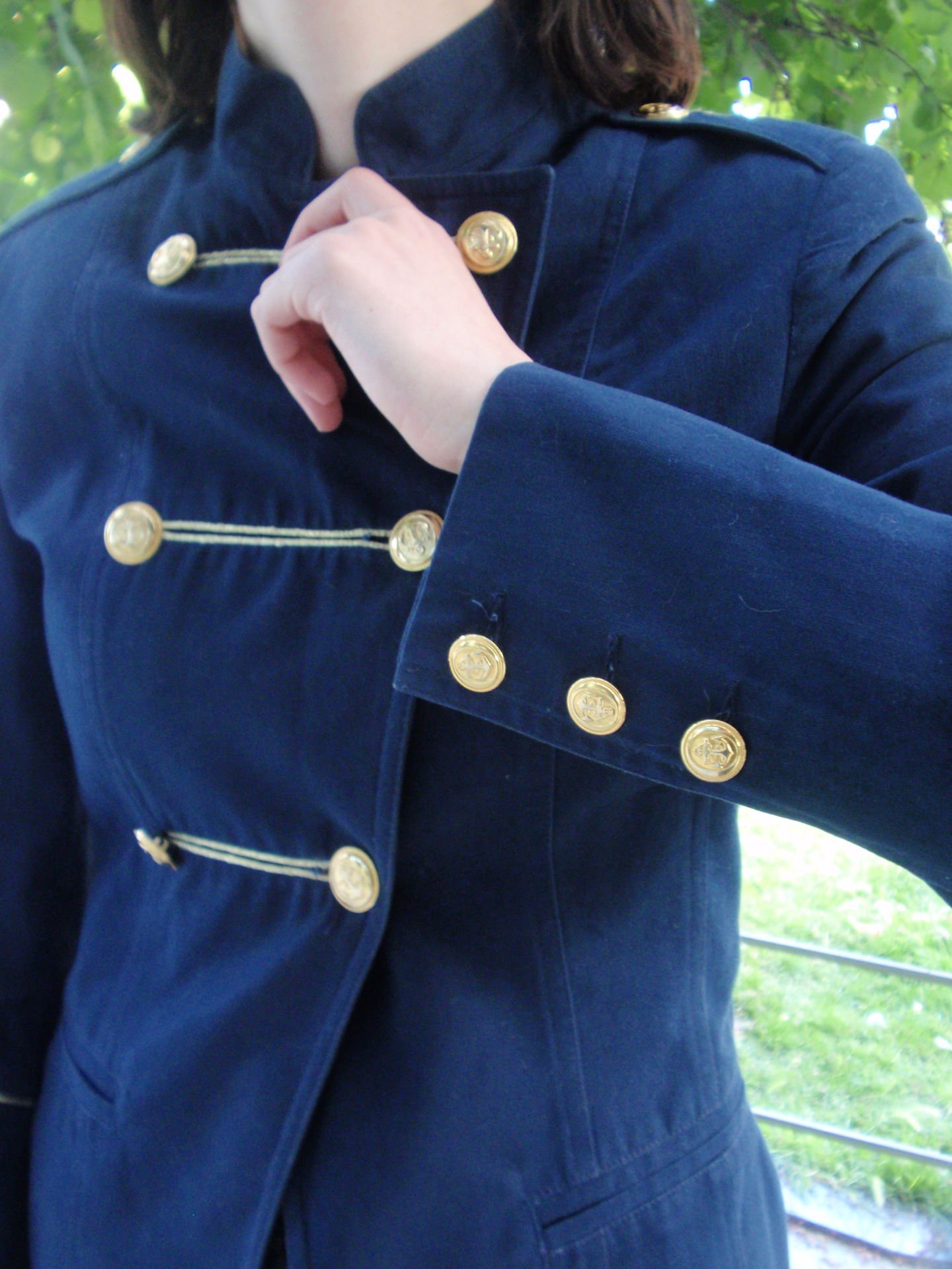 Military Fashion Vintage Ceket Unisex (S Beden)