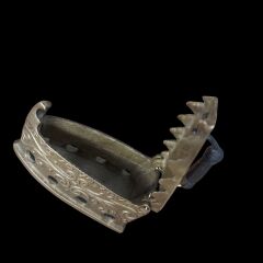 10x4.5x7 cm. Pirinç Malzeme Küçük Boy Dekoratif Kömürlü Ütü Modeli