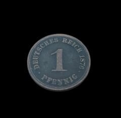 1 Pfennig Almanya 1876 (Orjinal Ürün)