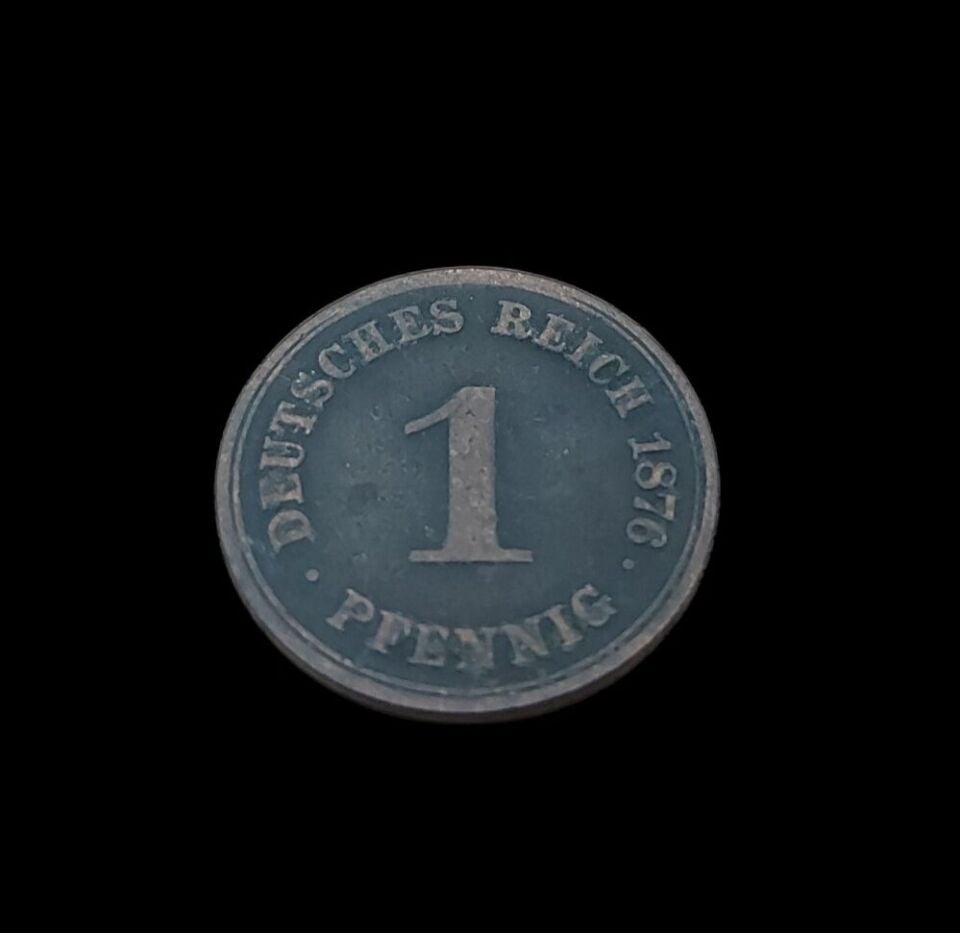 1 Pfennig Almanya 1876 (Orjinal Ürün)