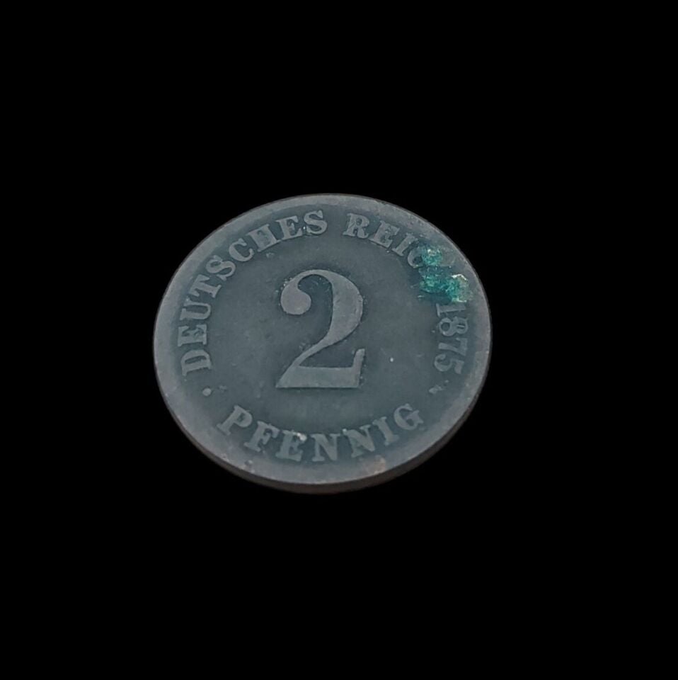 2 Pfennig Almanya 1875 (Orjinal Ürün)