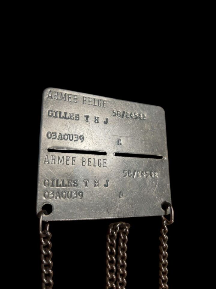 Ww2 ABD Ordusu Dog Tag Künye (Paslanmaz Çelik)