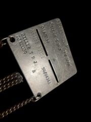 Ww2 ABD Ordusu Dog Tag Künye (Paslanmaz Çelik)