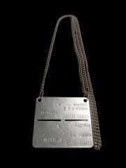 Ww2 ABD Ordusu Dog Tag Künye (Paslanmaz Çelik)