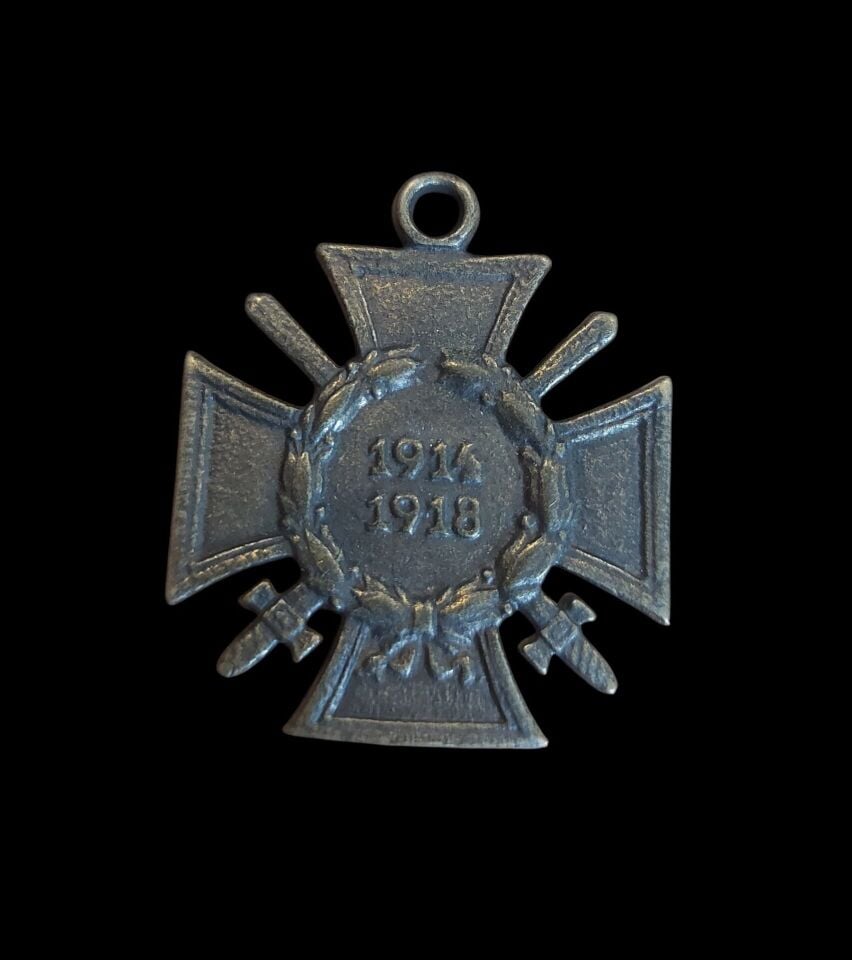 3.5x4 cm. Ww1 Almanya Muharip Gazi Onur Madalyası