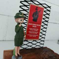 Askeri Bölge Kadın Subay Dekoratif Ürün Model-3