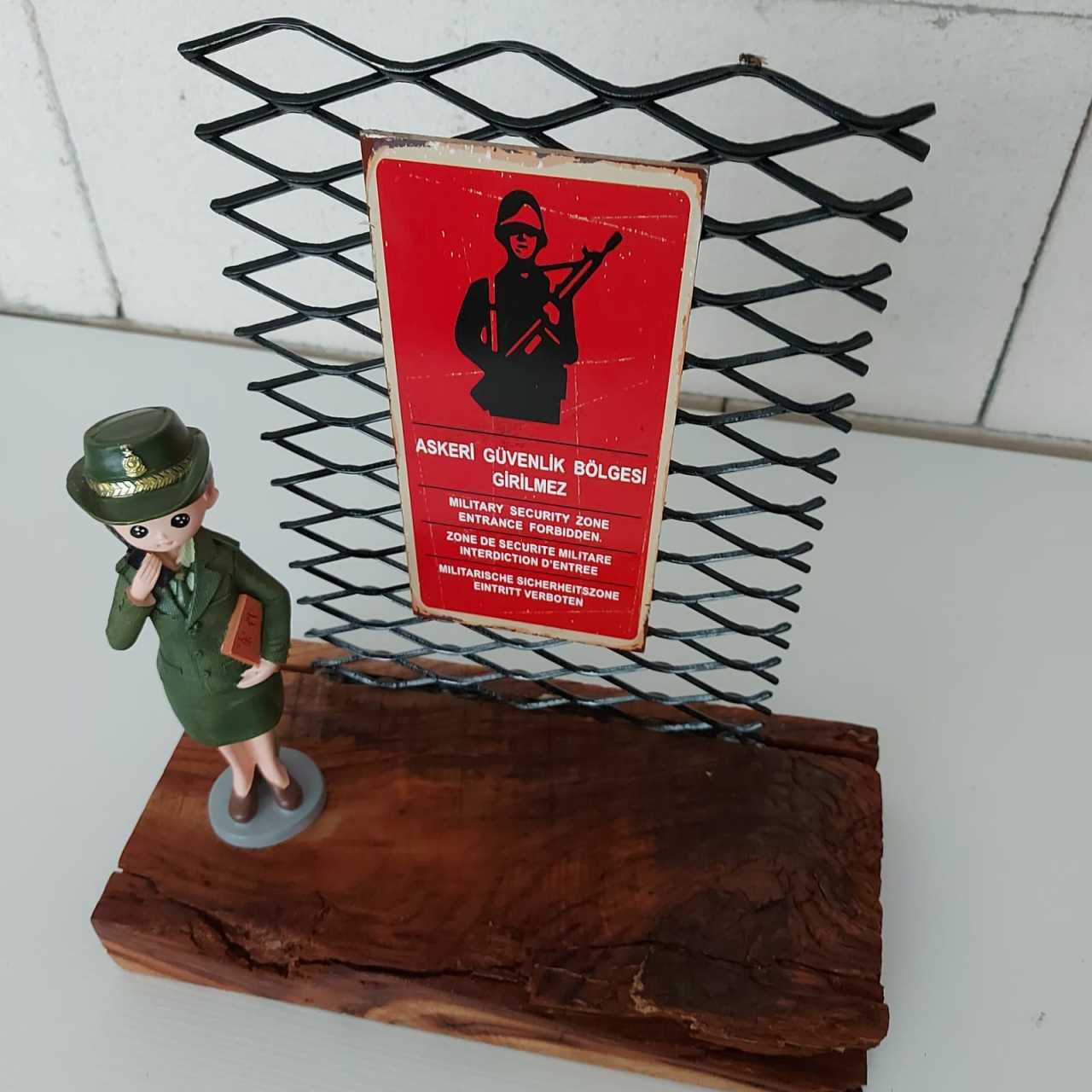 Askeri Bölge Kadın Subay Dekoratif Ürün Model-3