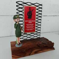 Askeri Bölge Kadın Subay Dekoratif Ürün Model-3