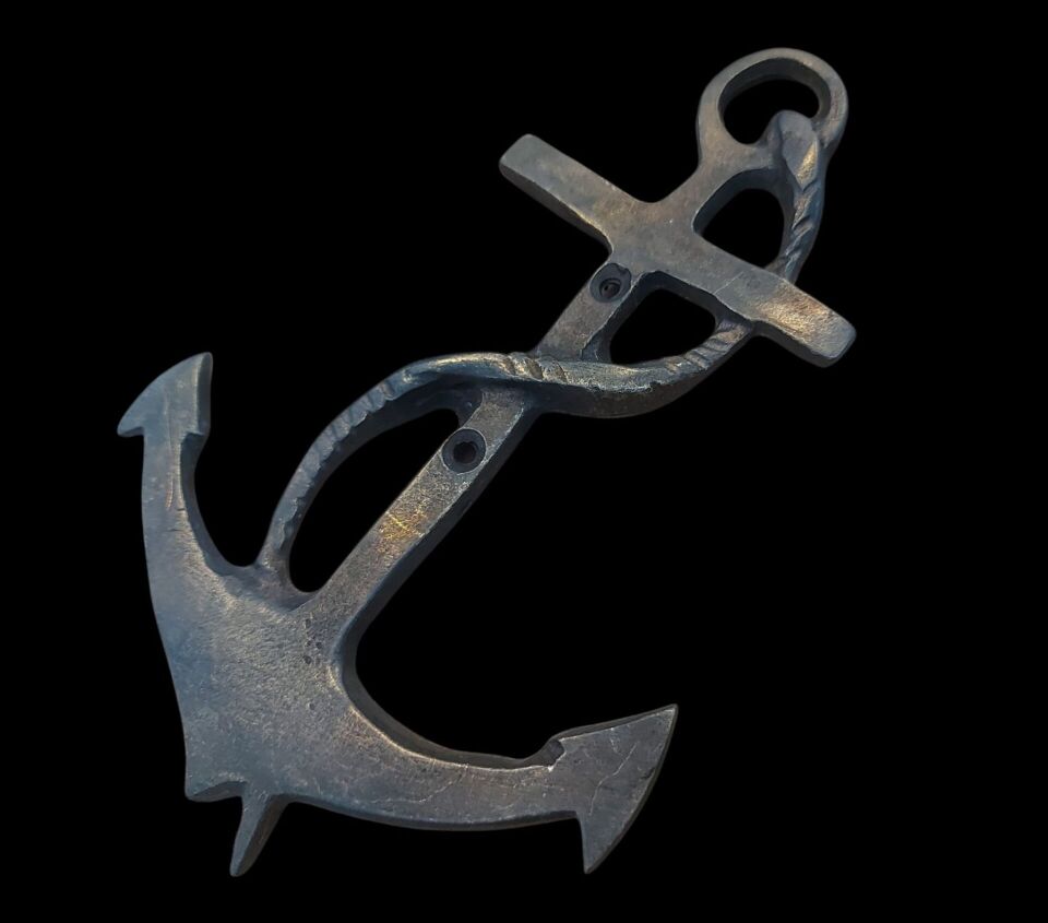 11x16 cm. Dekoratif Metal Çapa