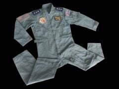 Haki Renk Uçuş Kombinezonu (Tulumu) Unisex Model-9 (M Beden)