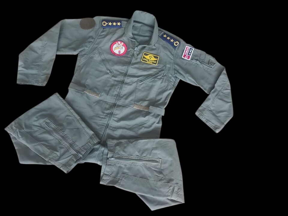Haki Renk Uçuş Kombinezonu (Tulumu) Unisex Model-10 (XL Beden)