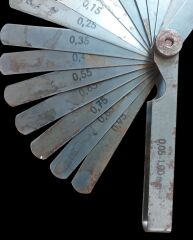 Vintage Endüstriyel Feeler Gauge Takım