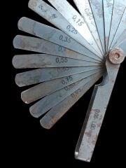 Vintage Endüstriyel Feeler Gauge Takım