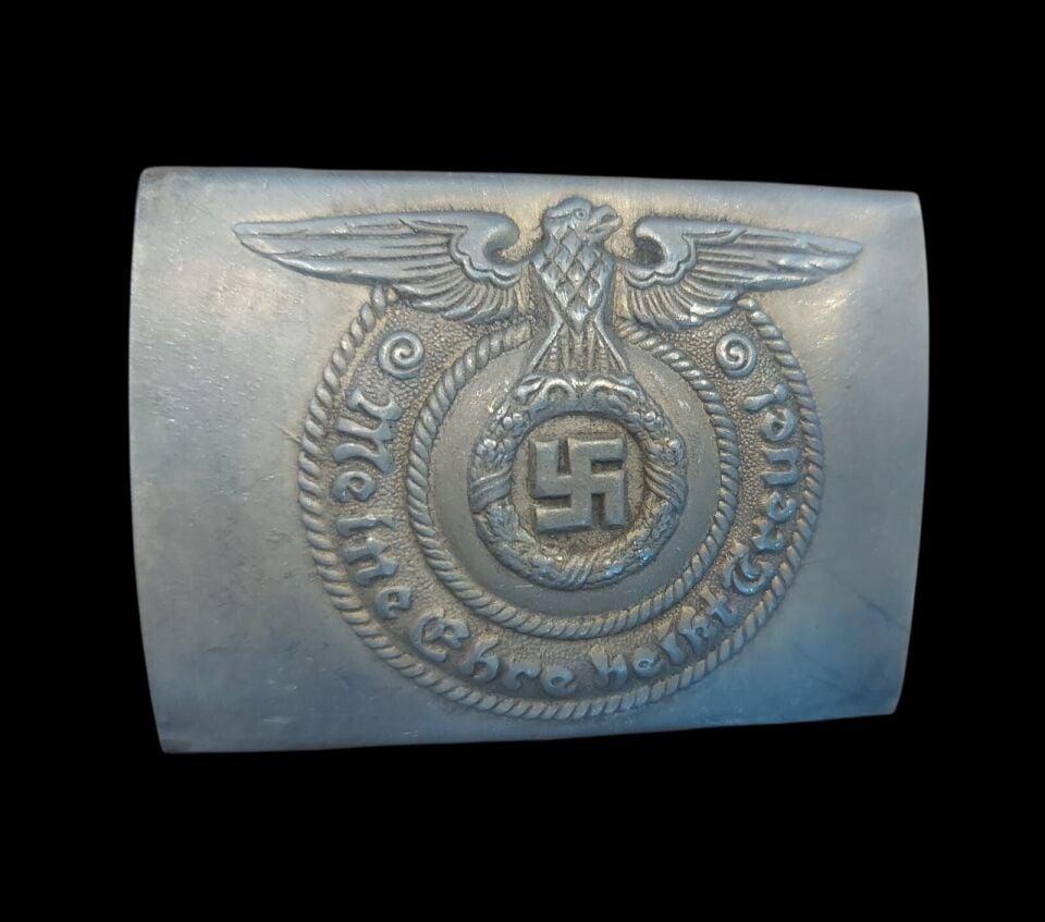 6.5x5 cm. Ww2 Dönemi Alman Schutzstaffel (SS) Kemer Tokası