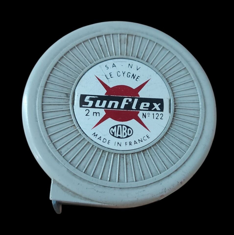 Vintage Fransız Dönem Sunflex Mezura -2 MT.