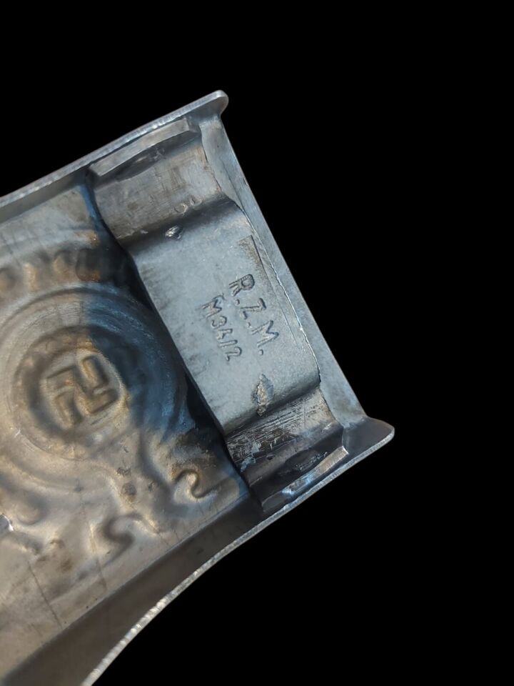 6.5x5 cm. Ww2 Dönemi Alman Schutzstaffel (SS) Kemer Tokası