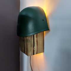 Yarım Balistik Miğfer Duvar Apliği