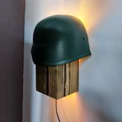 Yarım Balistik Miğfer Duvar Apliği