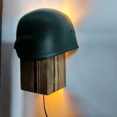 Yarım Balistik Miğfer Duvar Apliği