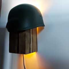 Yarım Balistik Miğfer Duvar Apliği