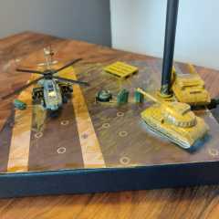 Modern Abajur Üzerinde Askeri Faaliyet