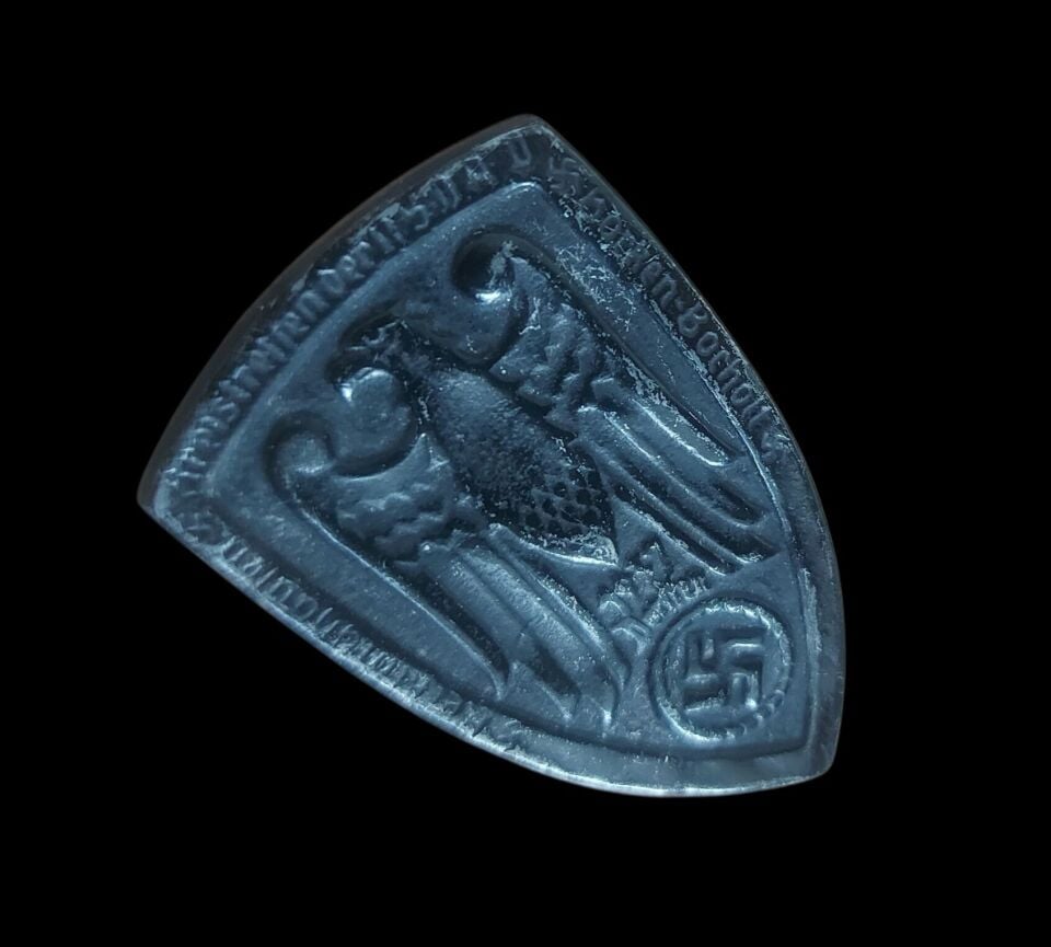 3x5 cm. N.Almanyası (III.Reach) Dönemine Ait Metal Hatıra Rozeti (Tinnie)