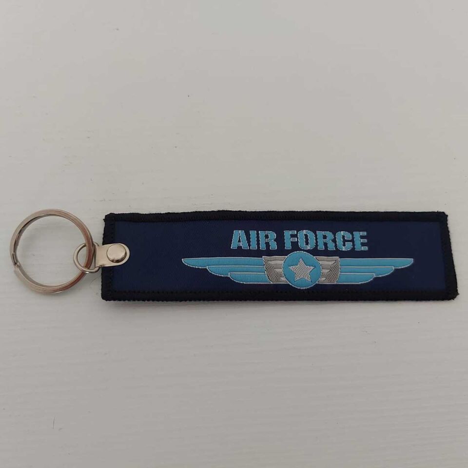 Air Force Mavi Bez Anahtarlık Model-1
