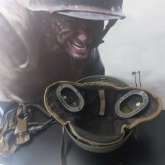 Tankçı Miğfer Donanımı İle Birlikte Orjinal Ürün