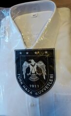 Türk Hava Kuvvetleri Beyaz Renk Uzun Kol Gömlek (40-M Beden)