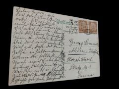 1936 Ww2 Dönemi Alman Postadan Geçmiş Kartpostal