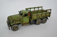 Metal Askeri Kamyon Modeli 41x13x14 cm.(jLTK2848-GN)