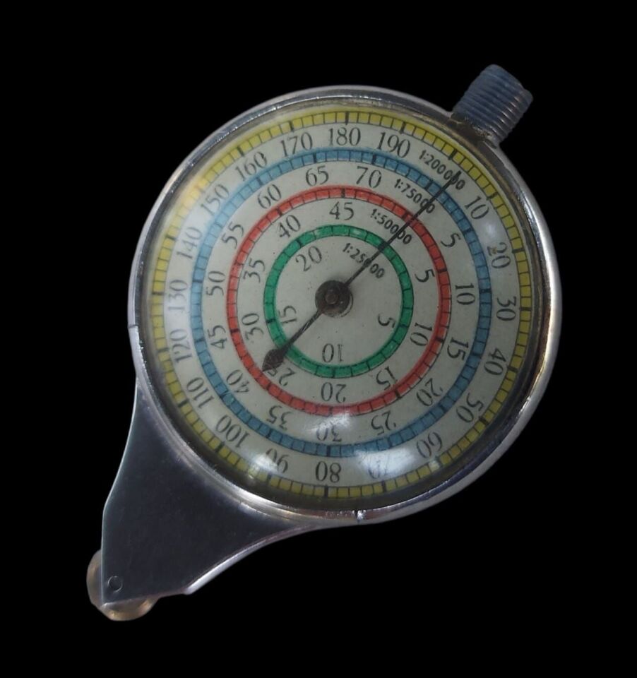 5 cm. Çap Ww2 Almanya Wehrmacht Harita Ölçer